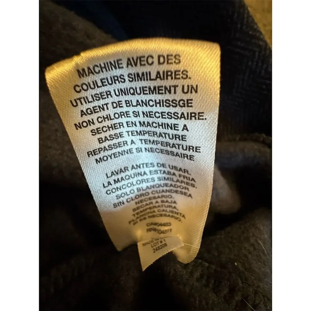 Old River Men's 1/4 Zip Navy Blue Pullover Sweater Size M Casual Knit